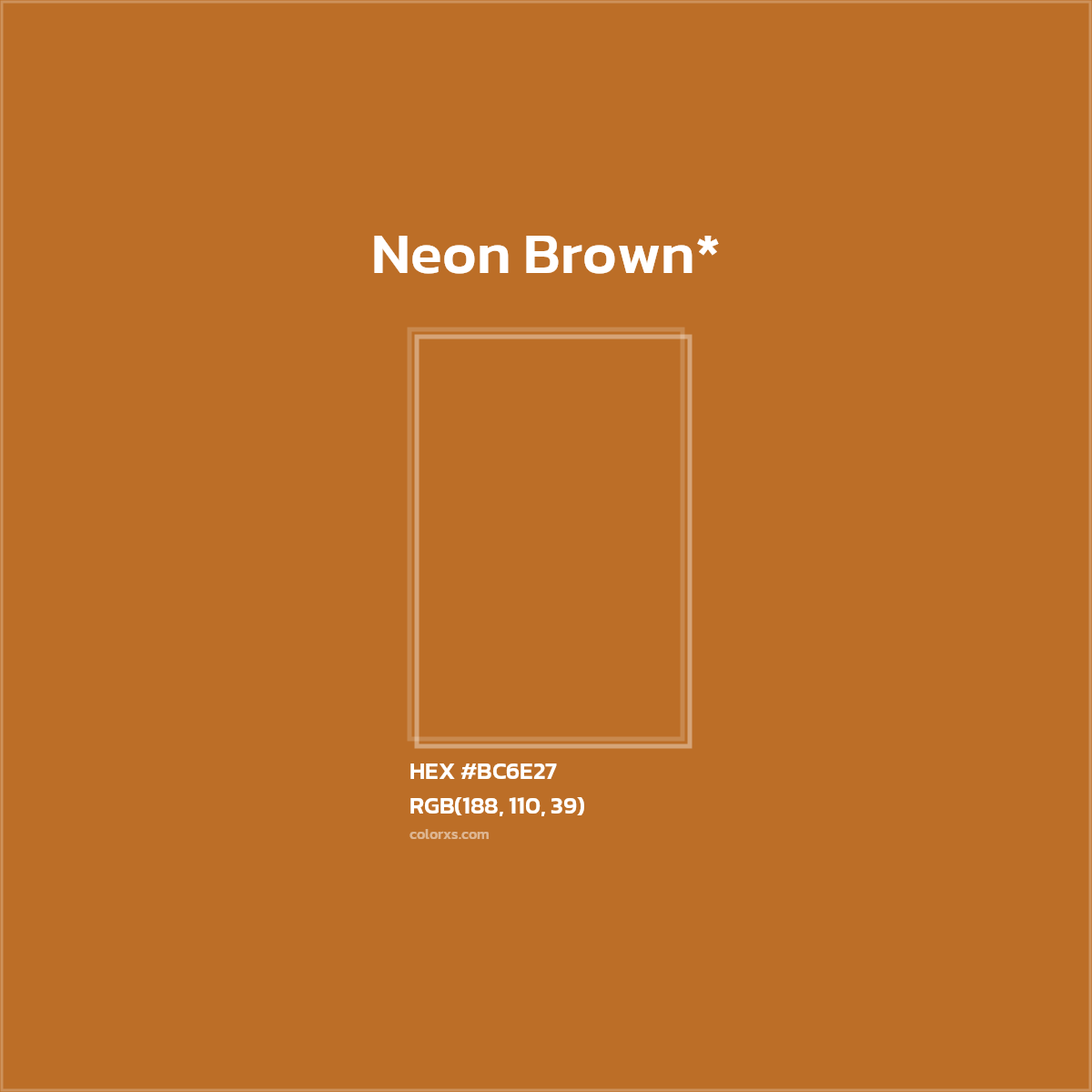 HEX #BC6E27 Color Name, Color Code, Palettes, Similar Paints, Images