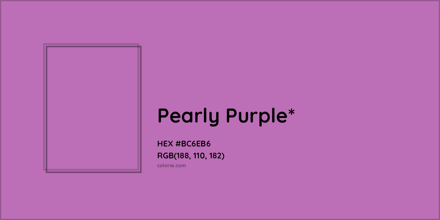 HEX #BC6EB6 Color Name, Color Code, Palettes, Similar Paints, Images
