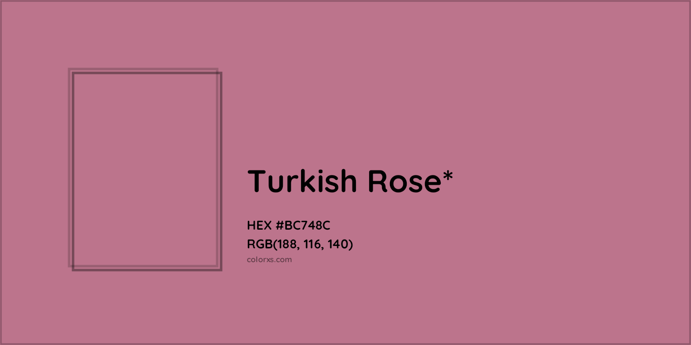 HEX #BC748C Color Name, Color Code, Palettes, Similar Paints, Images