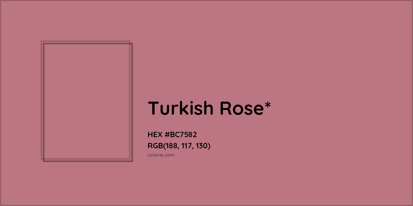 HEX #BC7582 Color Name, Color Code, Palettes, Similar Paints, Images