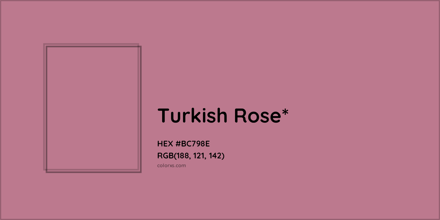 HEX #BC798E Color Name, Color Code, Palettes, Similar Paints, Images