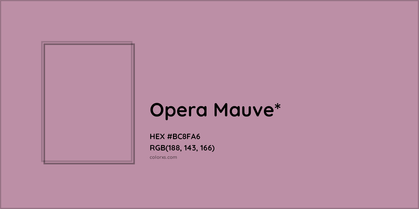 HEX #BC8FA6 Color Name, Color Code, Palettes, Similar Paints, Images