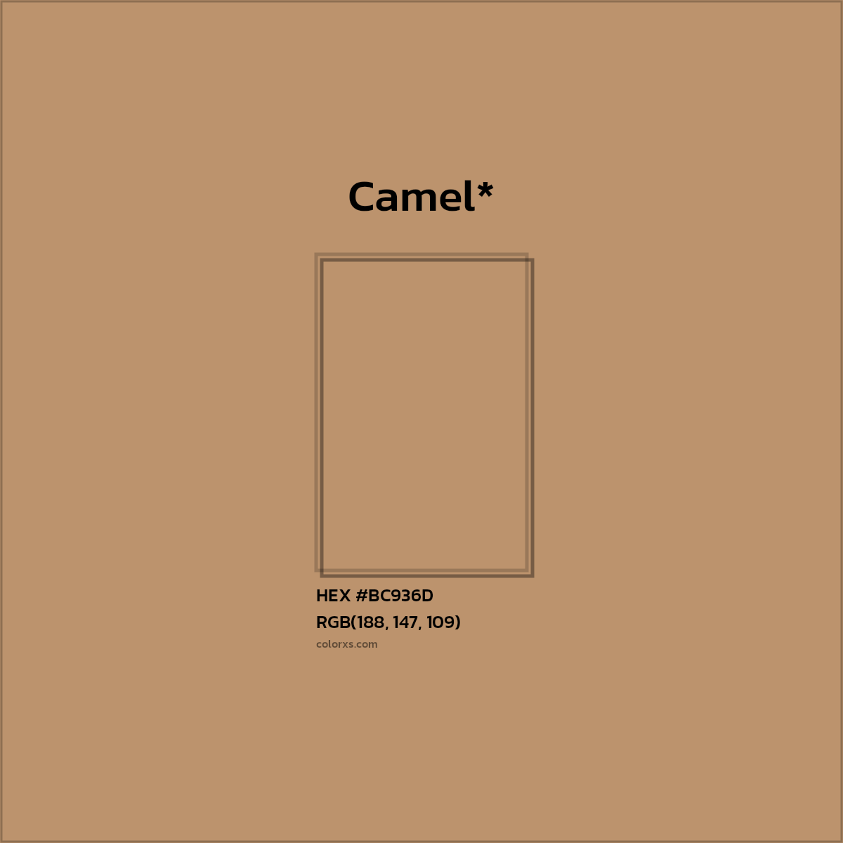 HEX #BC936D Color Name, Color Code, Palettes, Similar Paints, Images