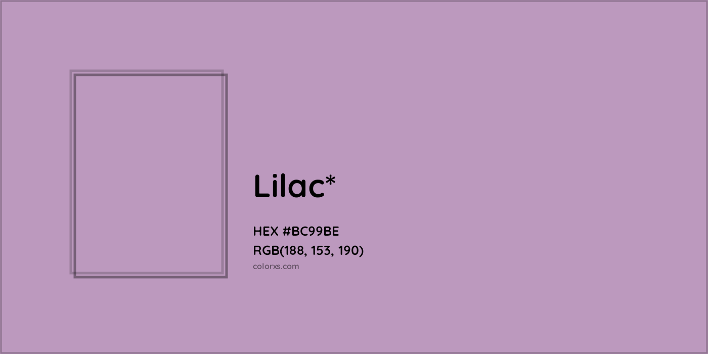 HEX #BC99BE Color Name, Color Code, Palettes, Similar Paints, Images