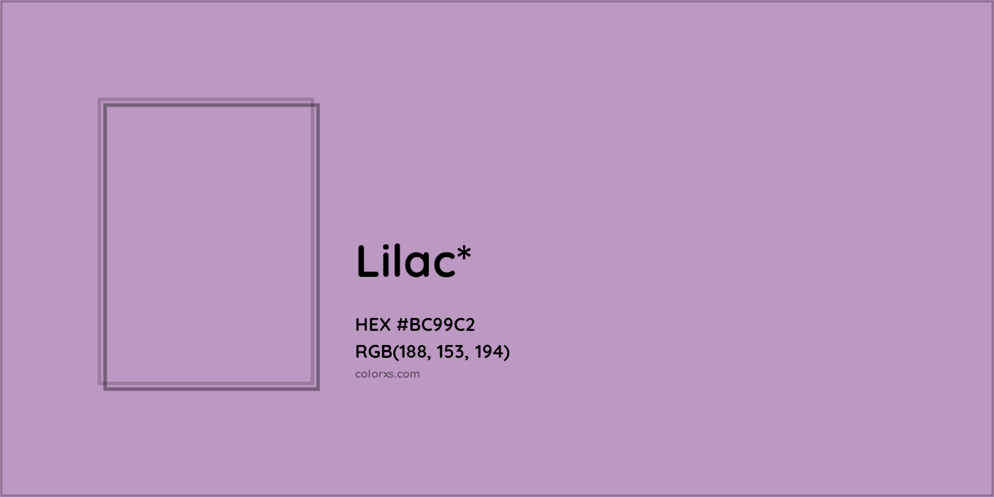 HEX #BC99C2 Color Name, Color Code, Palettes, Similar Paints, Images