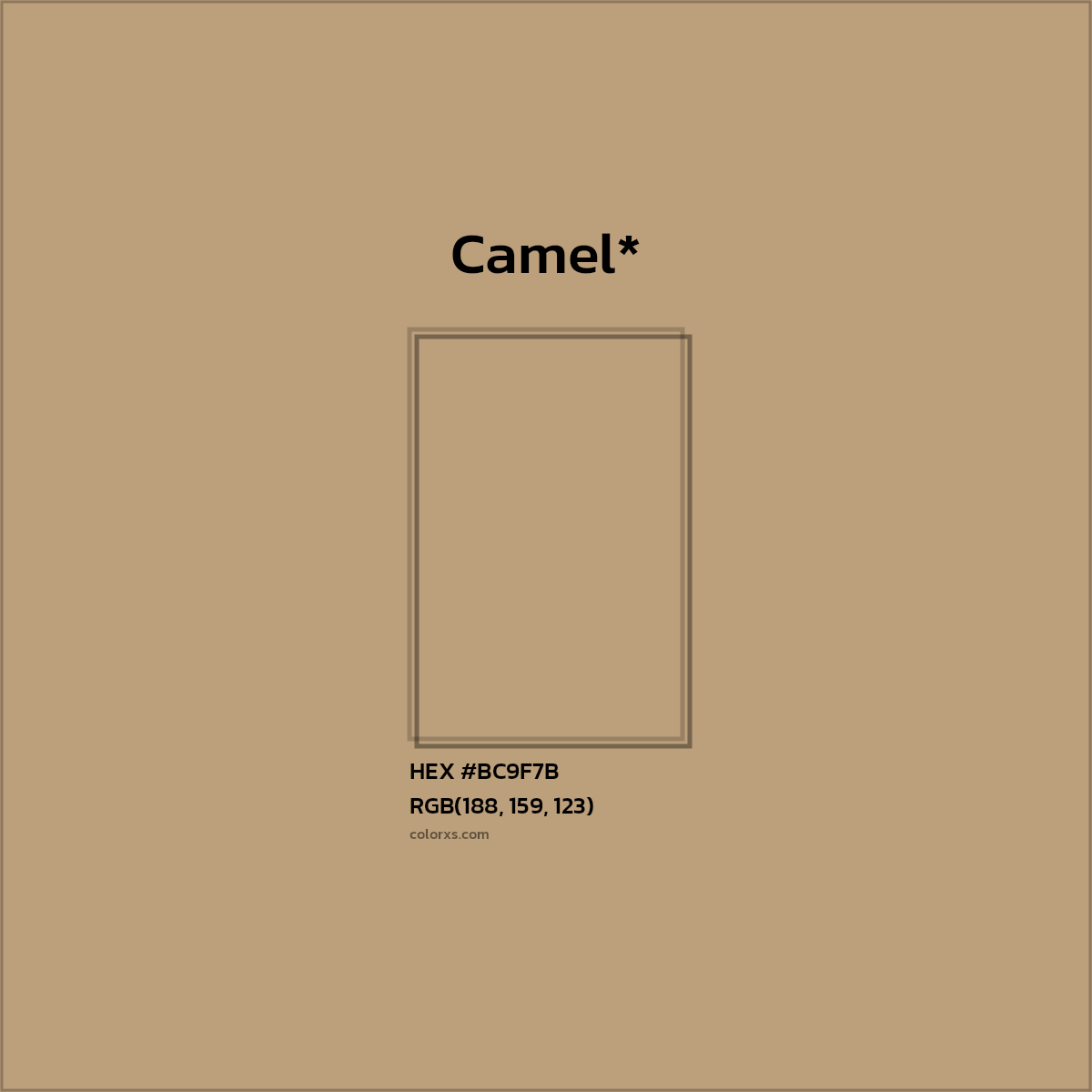 HEX #BC9F7B Color Name, Color Code, Palettes, Similar Paints, Images