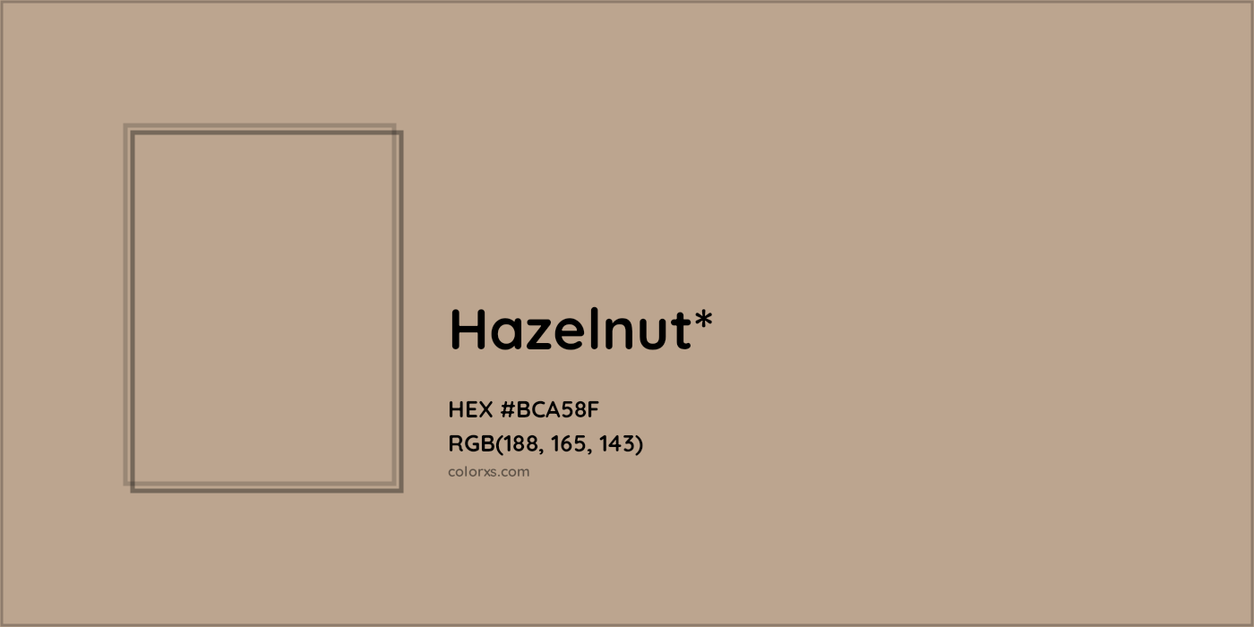 HEX #BCA58F Color Name, Color Code, Palettes, Similar Paints, Images