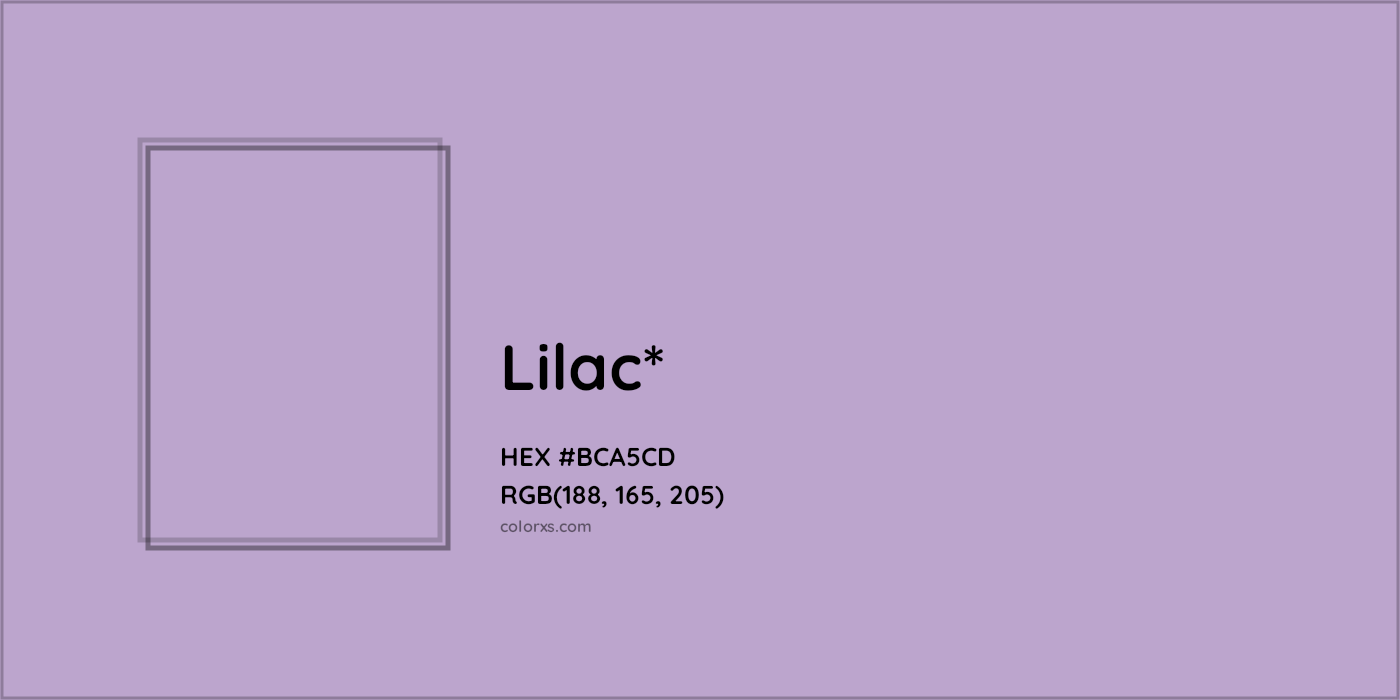 HEX #BCA5CD Color Name, Color Code, Palettes, Similar Paints, Images