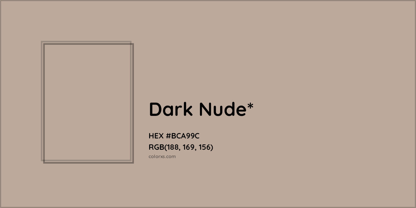 HEX #BCA99C Color Name, Color Code, Palettes, Similar Paints, Images