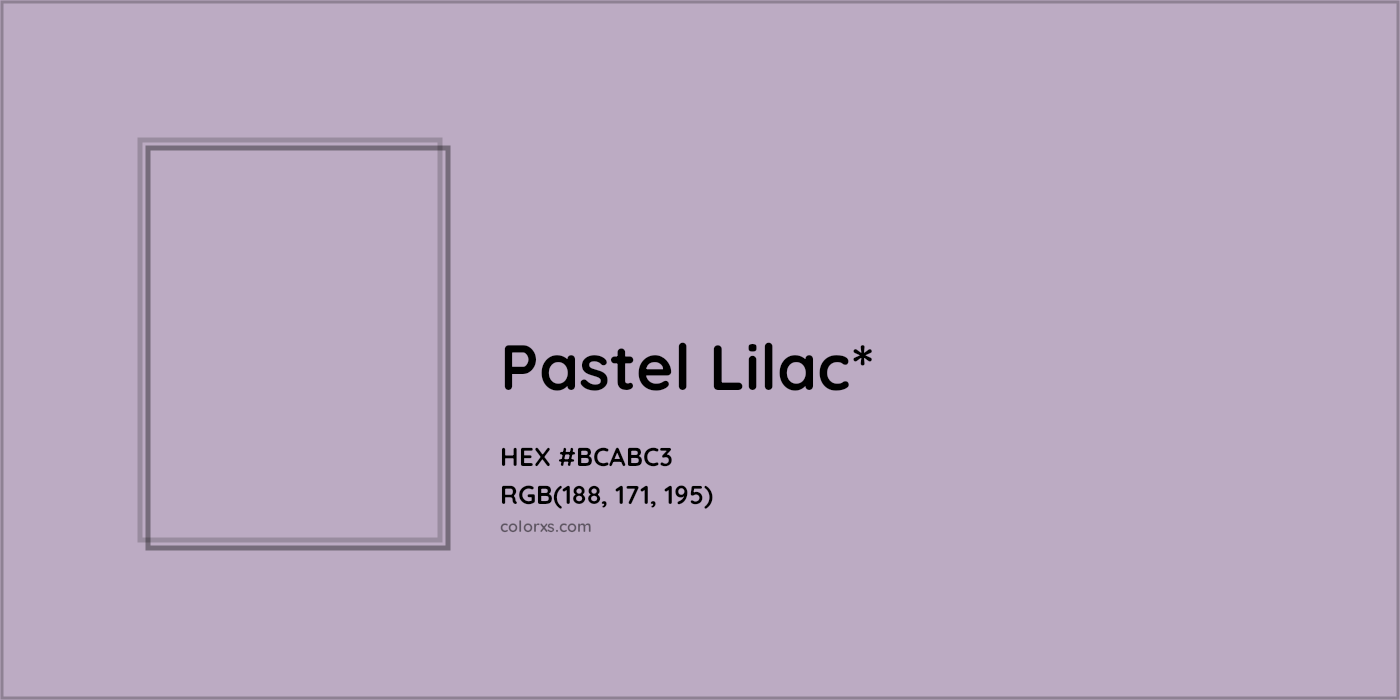 HEX #BCABC3 Color Name, Color Code, Palettes, Similar Paints, Images
