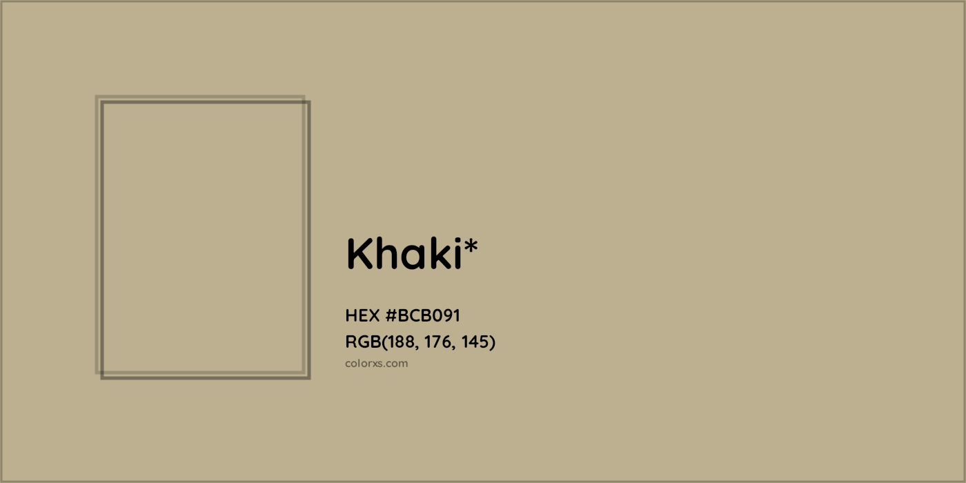 HEX #BCB091 Color Name, Color Code, Palettes, Similar Paints, Images