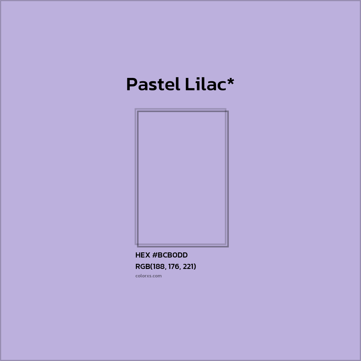 HEX #BCB0DD Color Name, Color Code, Palettes, Similar Paints, Images