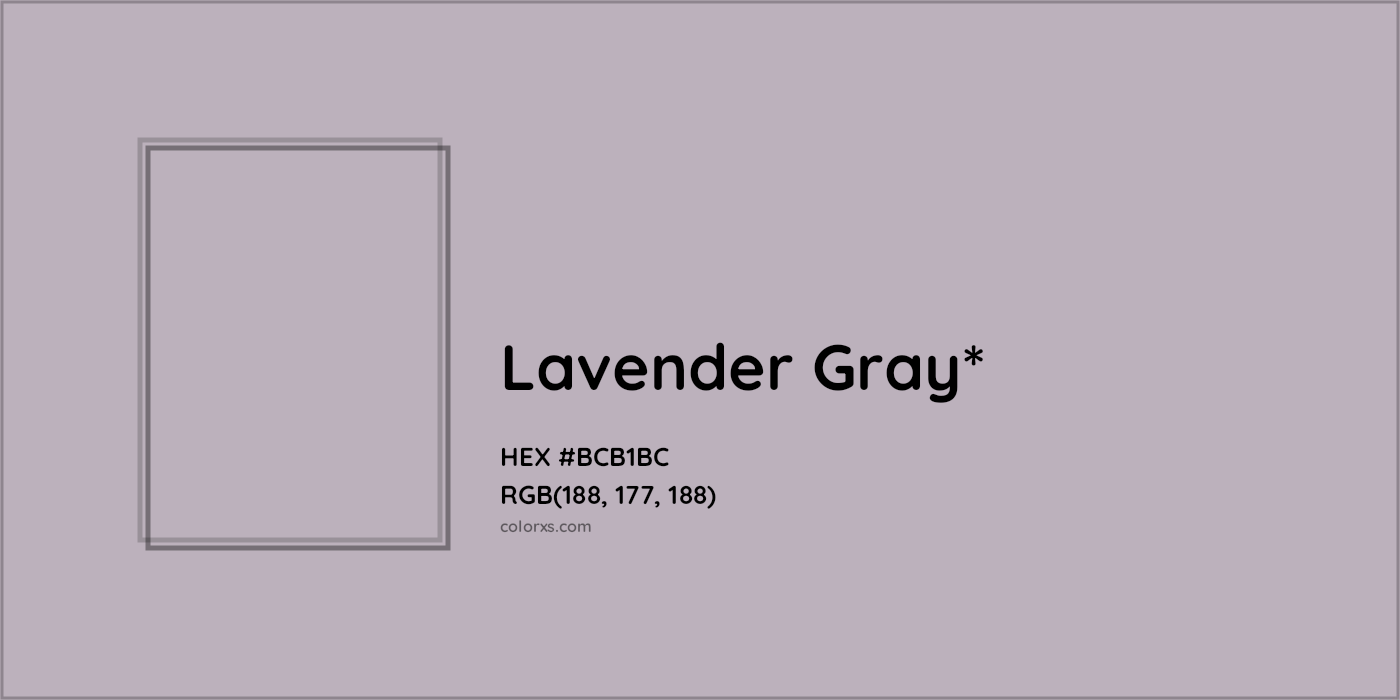 HEX #BCB1BC Color Name, Color Code, Palettes, Similar Paints, Images