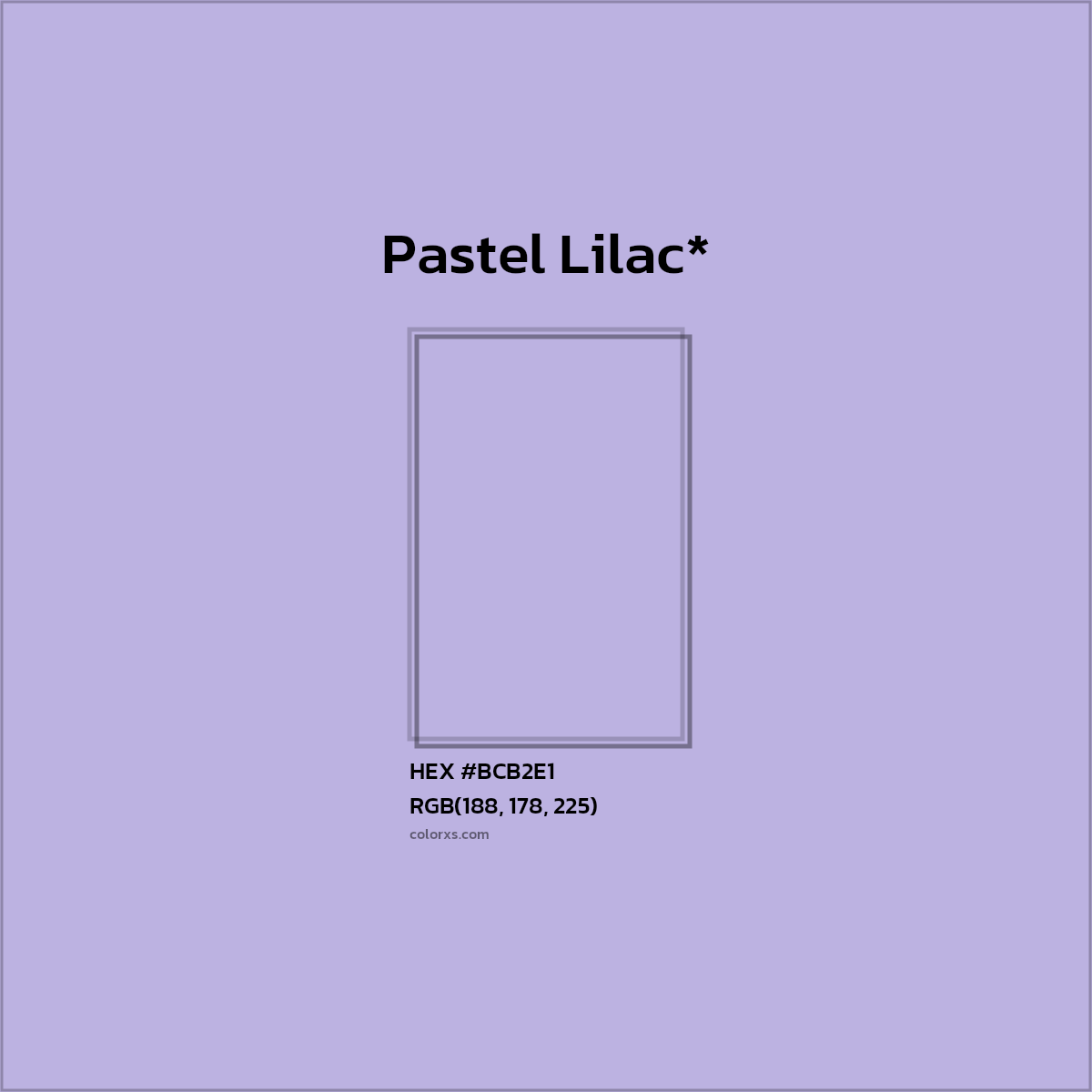 HEX #BCB2E1 Color Name, Color Code, Palettes, Similar Paints, Images