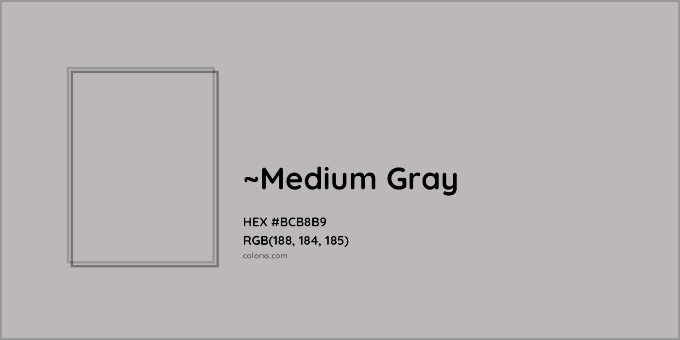 HEX #BCB8B9 Color Name, Color Code, Palettes, Similar Paints, Images