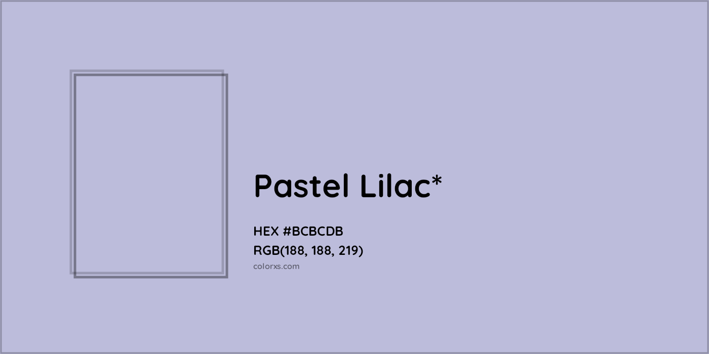 HEX #BCBCDB Color Name, Color Code, Palettes, Similar Paints, Images