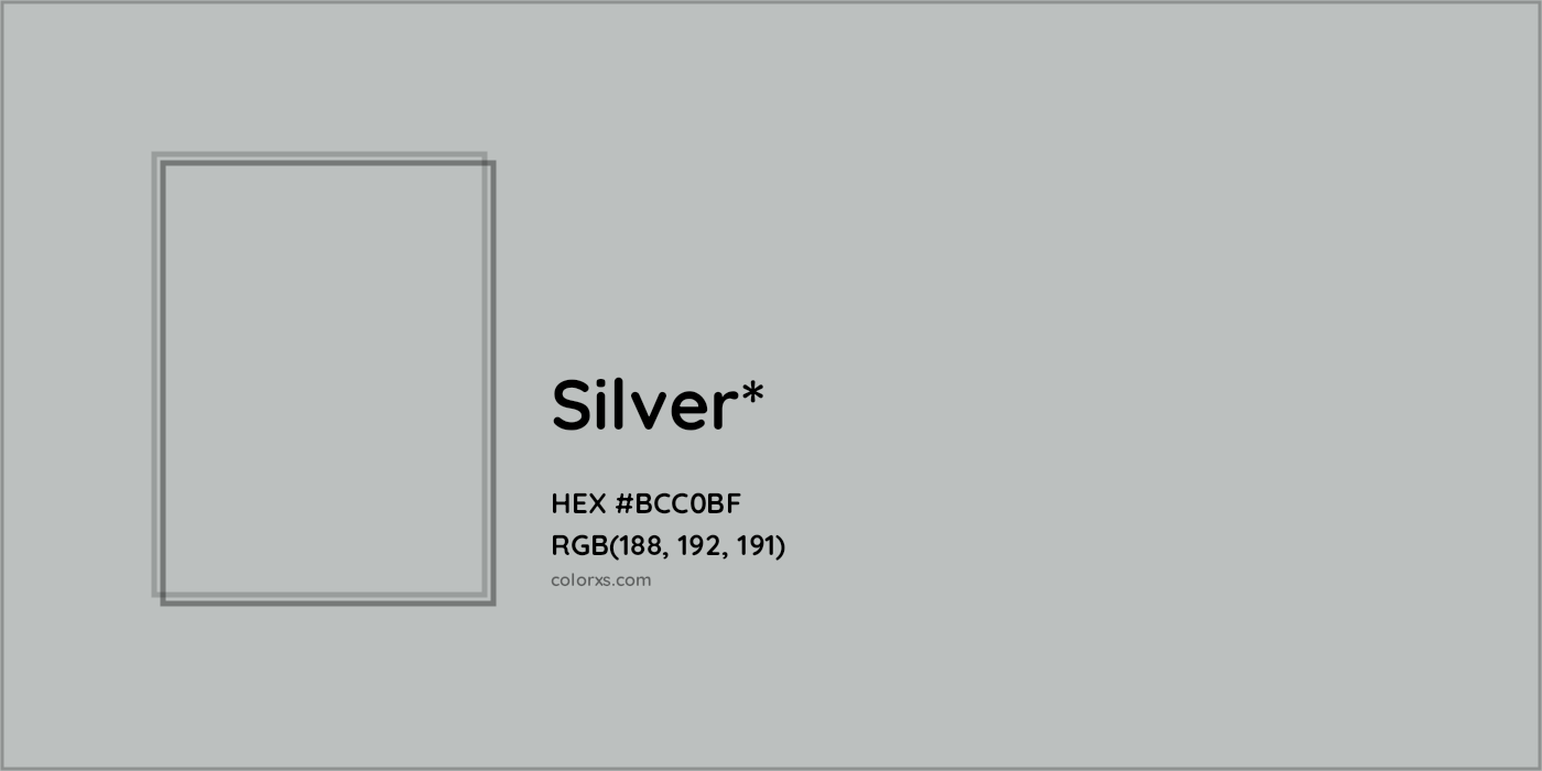HEX #BCC0BF Color Name, Color Code, Palettes, Similar Paints, Images