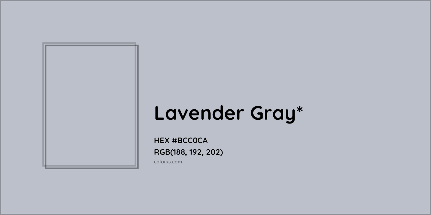 HEX #BCC0CA Color Name, Color Code, Palettes, Similar Paints, Images