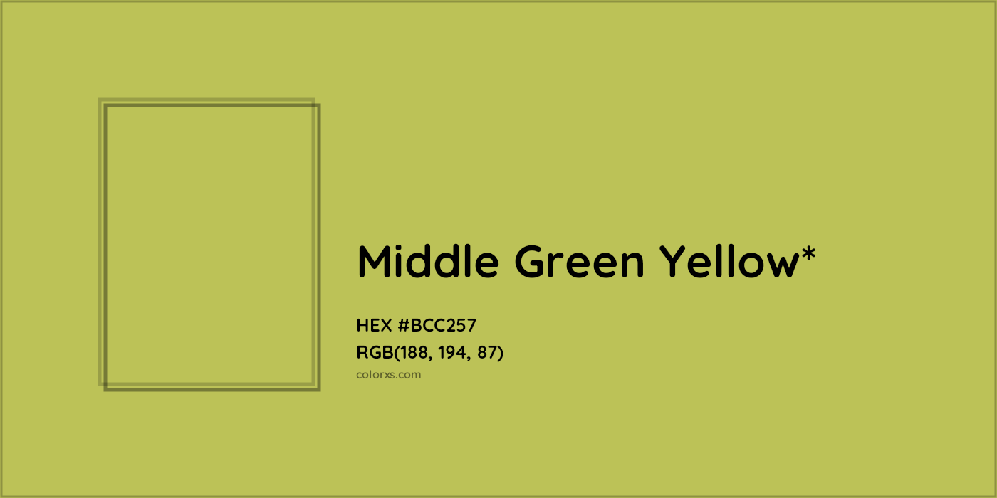 HEX #BCC257 Color Name, Color Code, Palettes, Similar Paints, Images