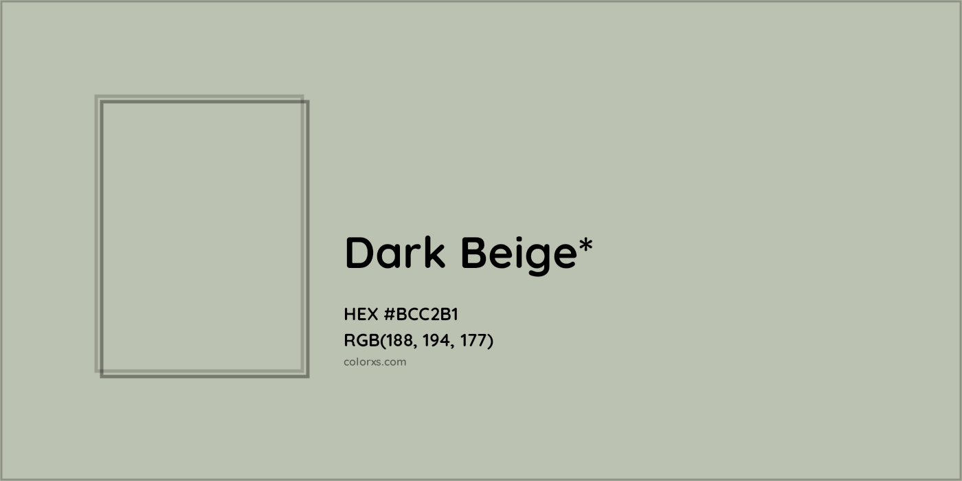 HEX #BCC2B1 Color Name, Color Code, Palettes, Similar Paints, Images