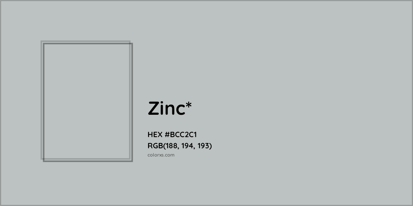 HEX #BCC2C1 Color Name, Color Code, Palettes, Similar Paints, Images