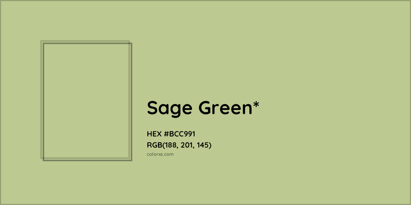 HEX #BCC991 Color Name, Color Code, Palettes, Similar Paints, Images