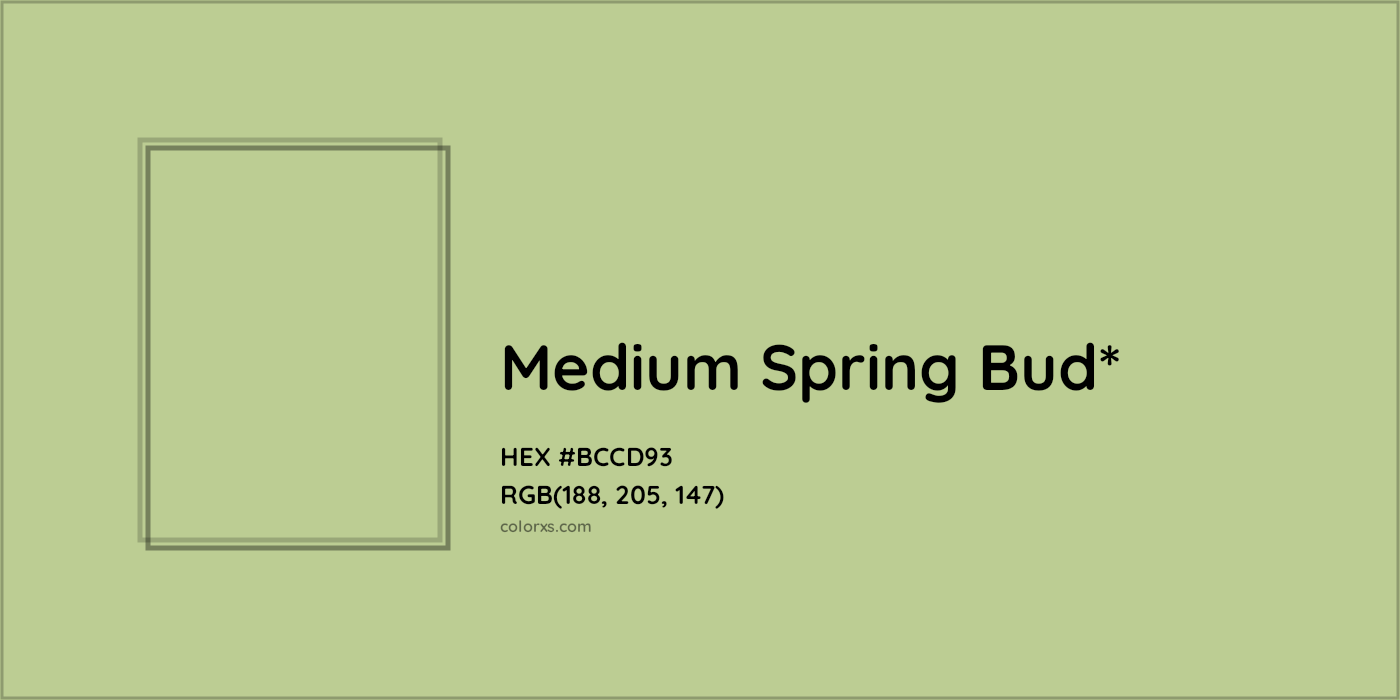 HEX #BCCD93 Color Name, Color Code, Palettes, Similar Paints, Images
