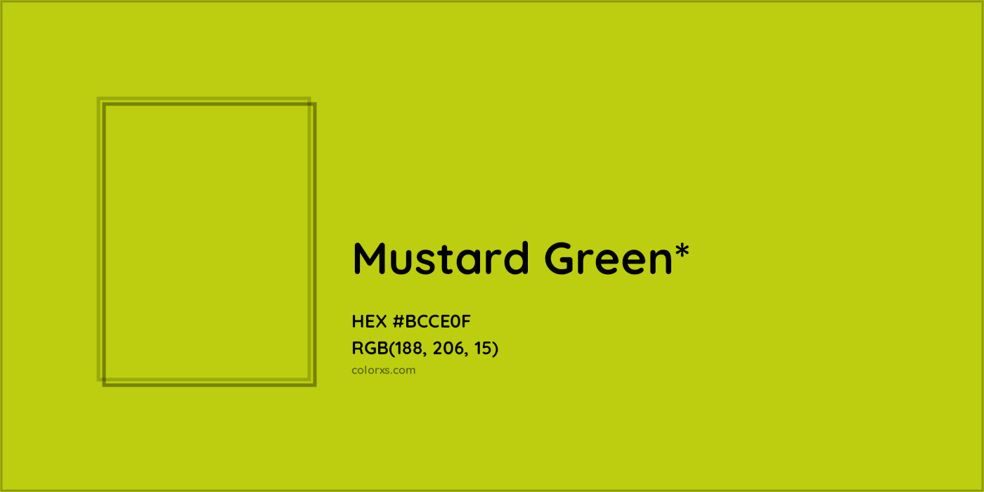 HEX #BCCE0F Color Name, Color Code, Palettes, Similar Paints, Images