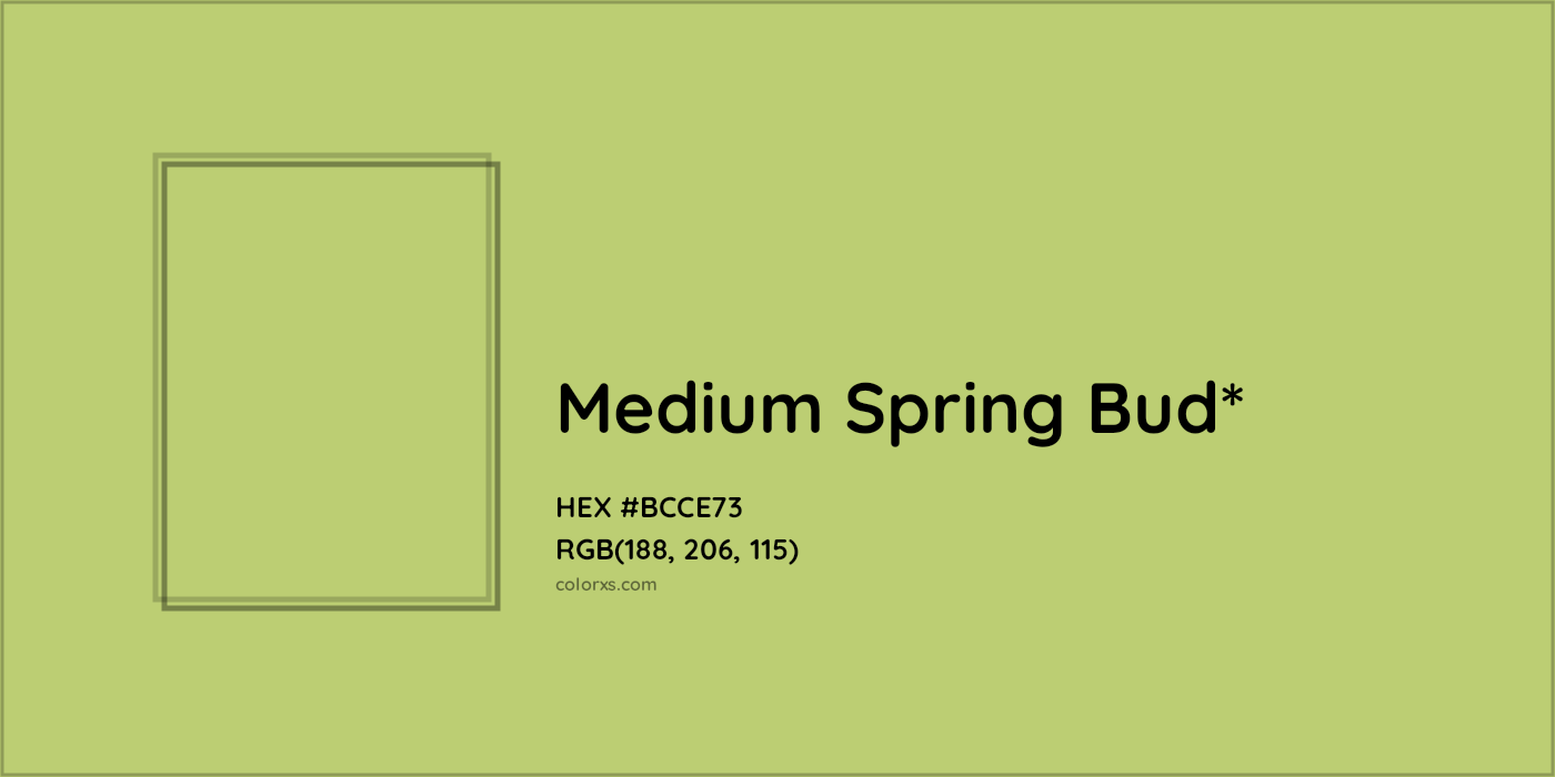 HEX #BCCE73 Color Name, Color Code, Palettes, Similar Paints, Images