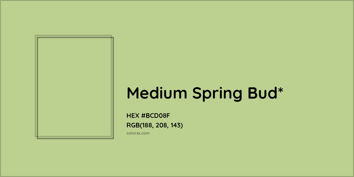 HEX #BCD08F Color Name, Color Code, Palettes, Similar Paints, Images