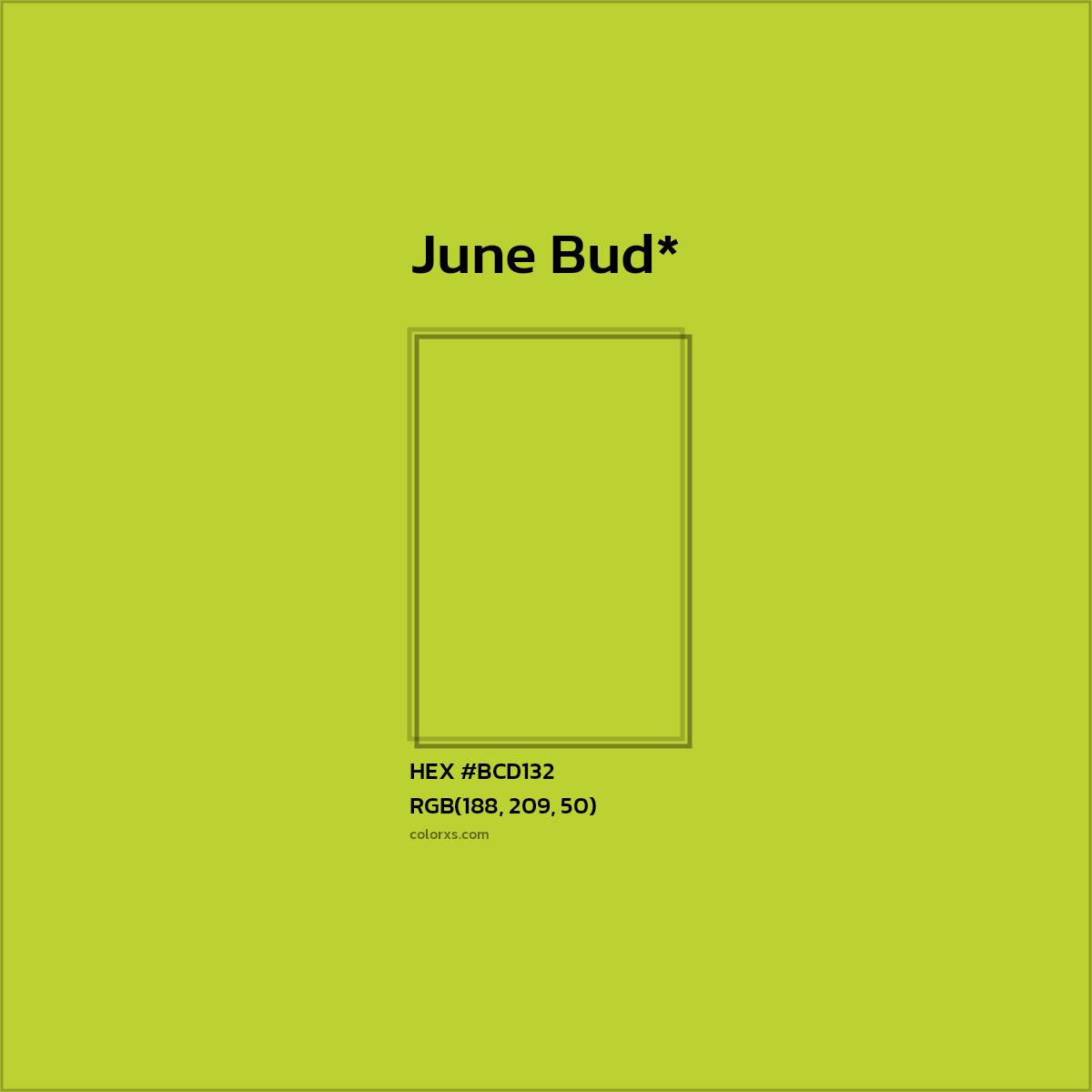 HEX #BCD132 Color Name, Color Code, Palettes, Similar Paints, Images