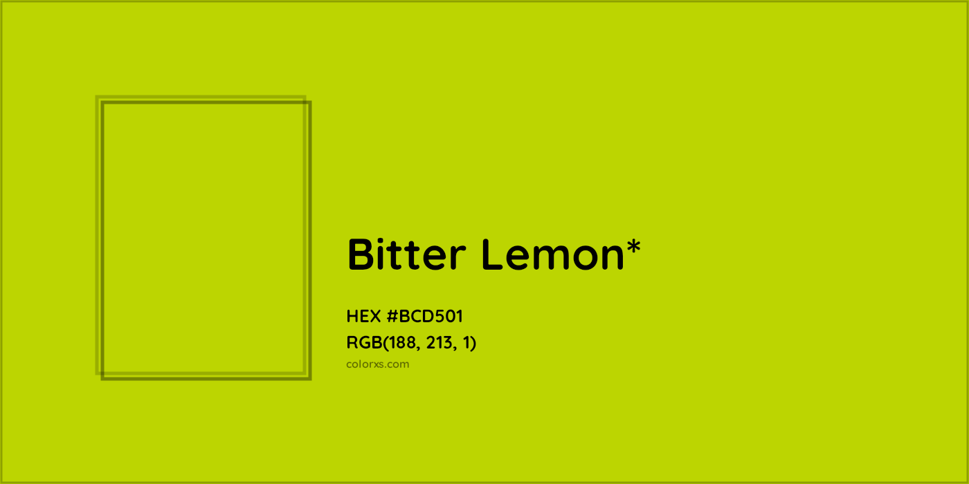 HEX #BCD501 Color Name, Color Code, Palettes, Similar Paints, Images