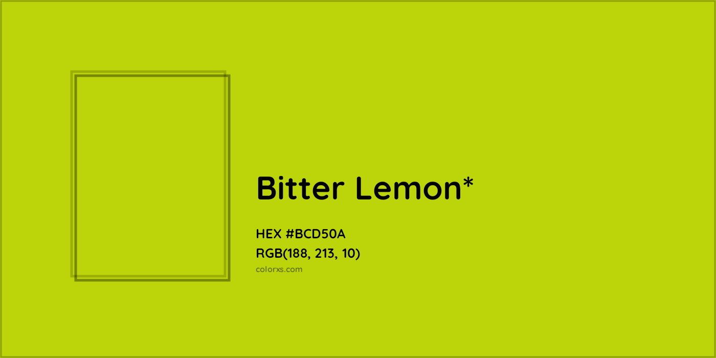 HEX #BCD50A Color Name, Color Code, Palettes, Similar Paints, Images