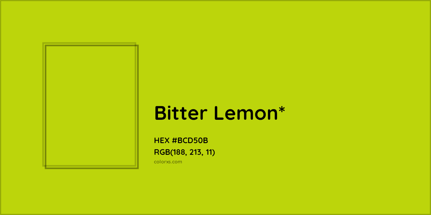 HEX #BCD50B Color Name, Color Code, Palettes, Similar Paints, Images
