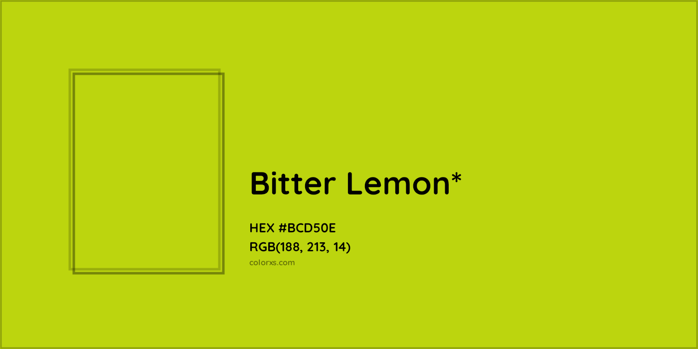HEX #BCD50E Color Name, Color Code, Palettes, Similar Paints, Images