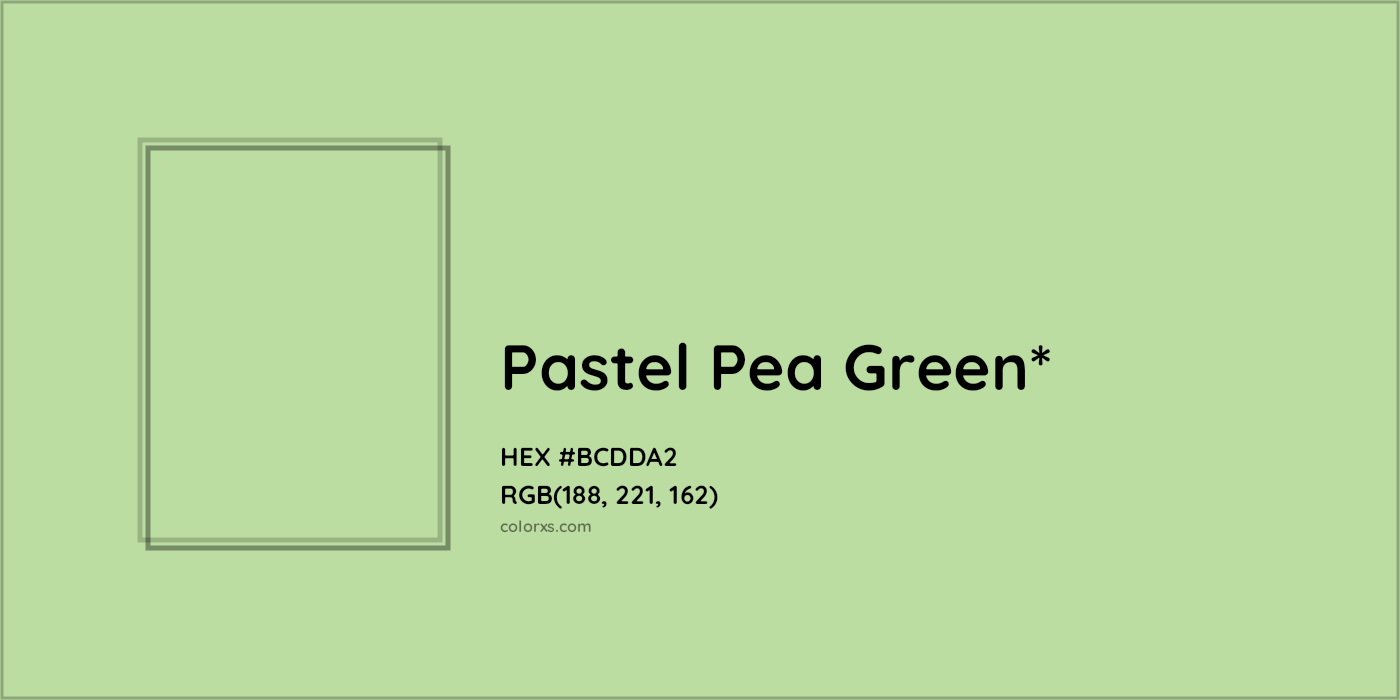 HEX #BCDDA2 Color Name, Color Code, Palettes, Similar Paints, Images