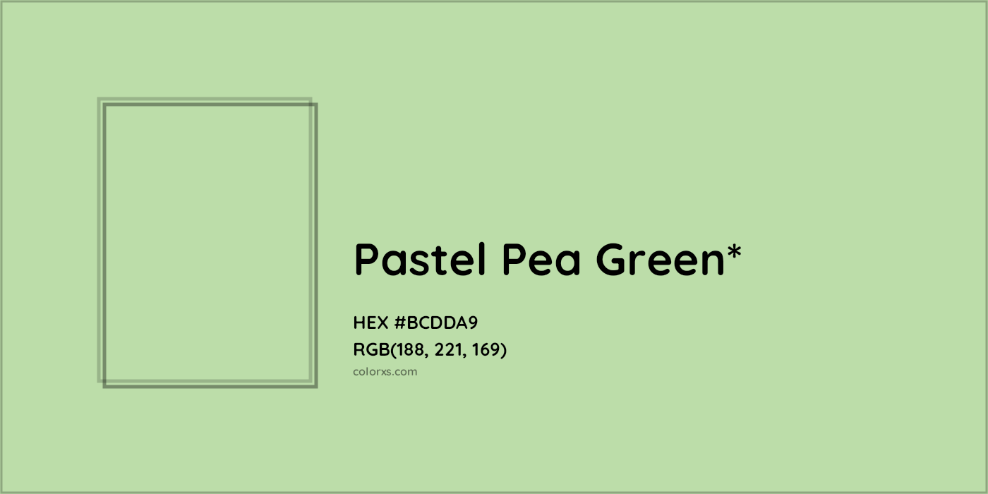 HEX #BCDDA9 Color Name, Color Code, Palettes, Similar Paints, Images