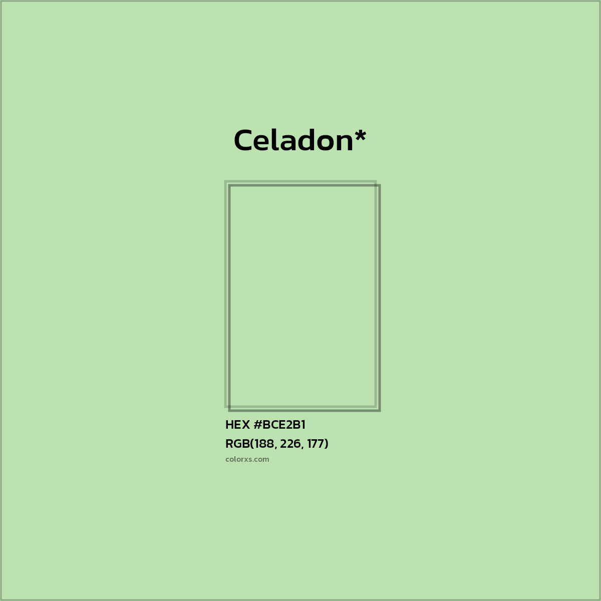 HEX #BCE2B1 Color Name, Color Code, Palettes, Similar Paints, Images