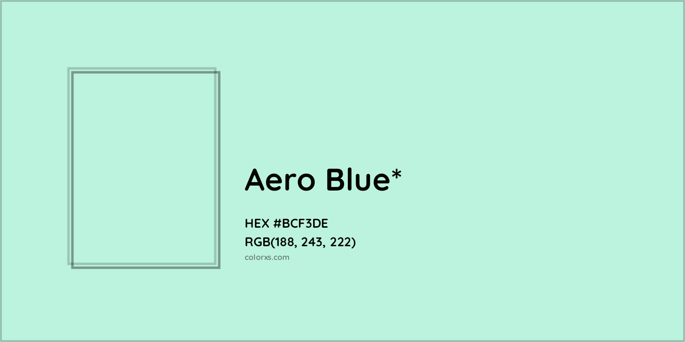 HEX #BCF3DE Color Name, Color Code, Palettes, Similar Paints, Images