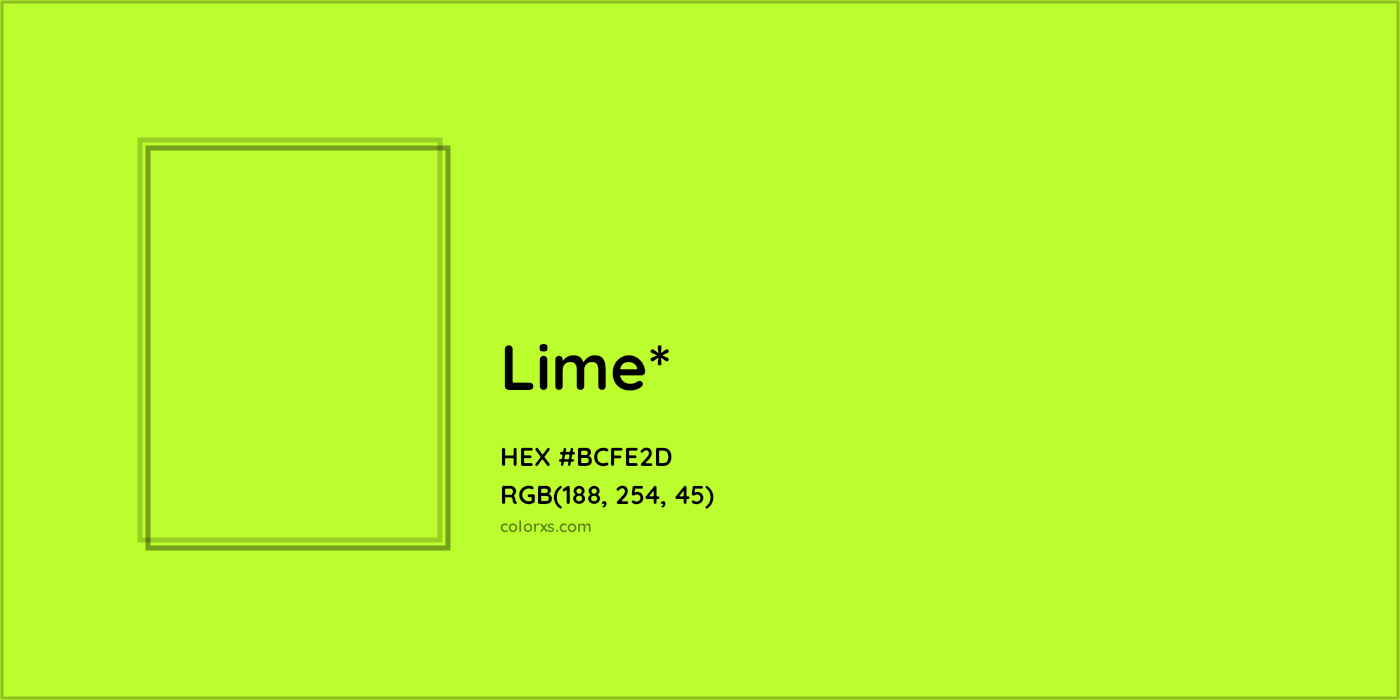 HEX #BCFE2D Color Name, Color Code, Palettes, Similar Paints, Images