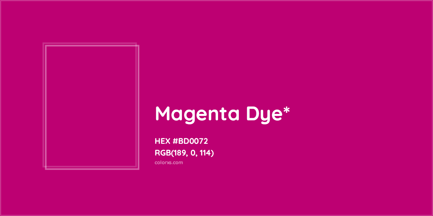 HEX #BD0072 Color Name, Color Code, Palettes, Similar Paints, Images