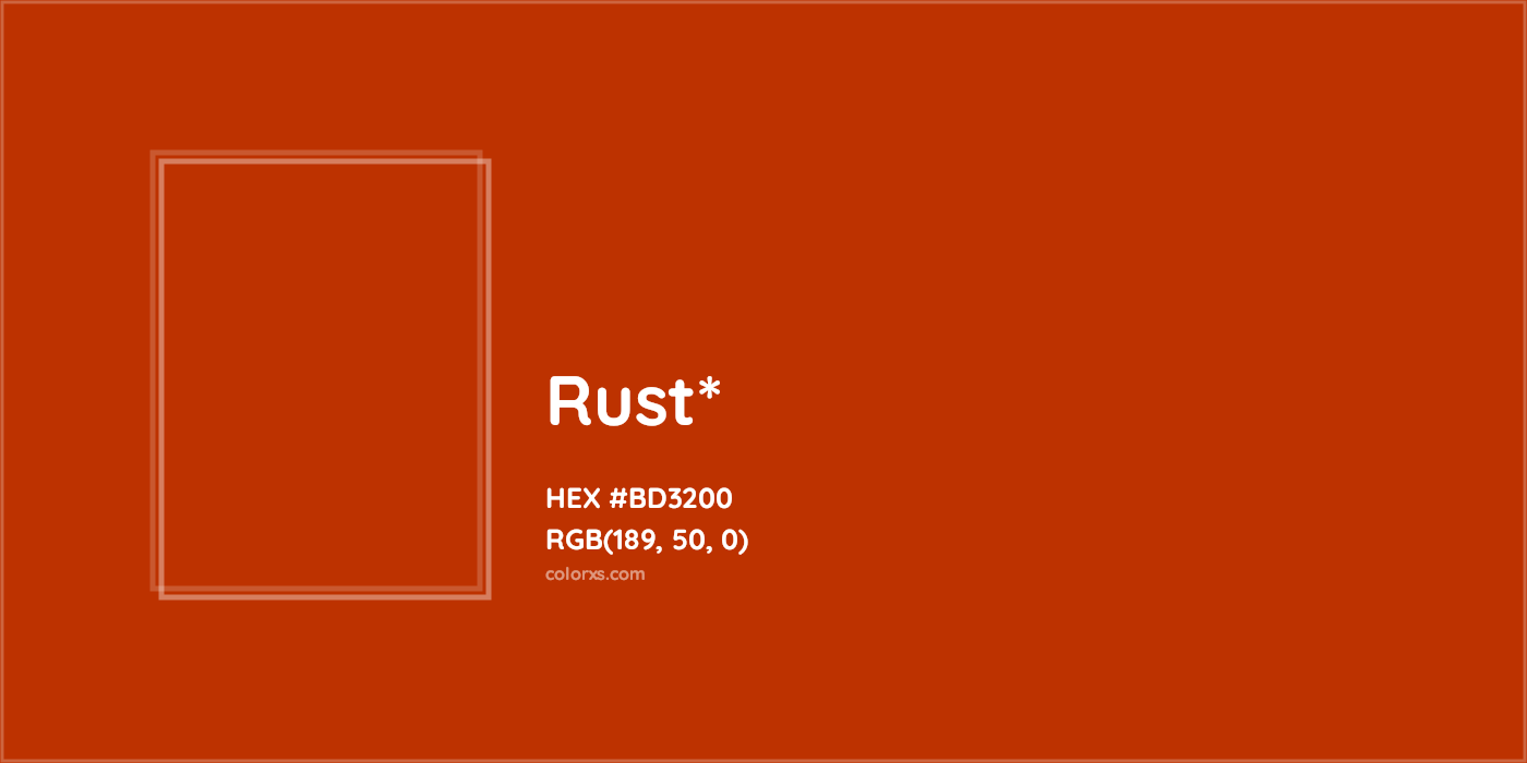 HEX #BD3200 Color Name, Color Code, Palettes, Similar Paints, Images