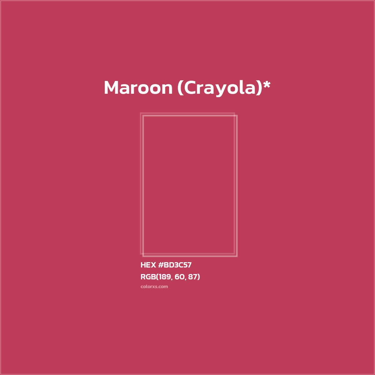 HEX #BD3C57 Color Name, Color Code, Palettes, Similar Paints, Images