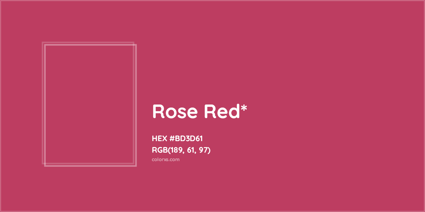 HEX #BD3D61 Color Name, Color Code, Palettes, Similar Paints, Images