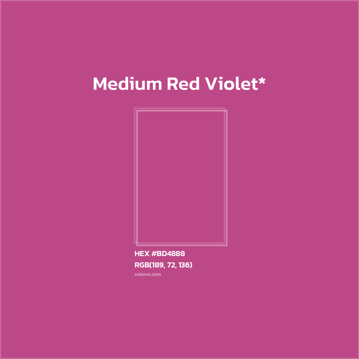 HEX #BD4888 Color Name, Color Code, Palettes, Similar Paints, Images