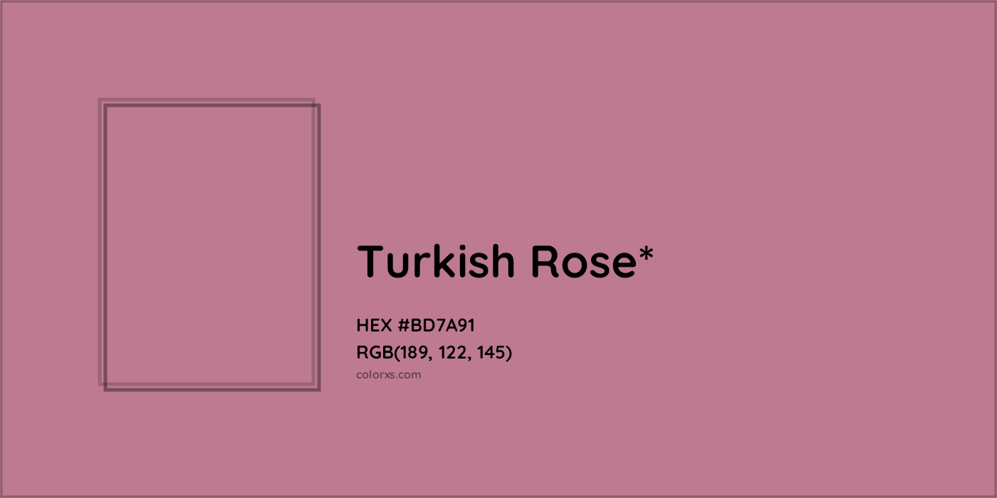 HEX #BD7A91 Color Name, Color Code, Palettes, Similar Paints, Images