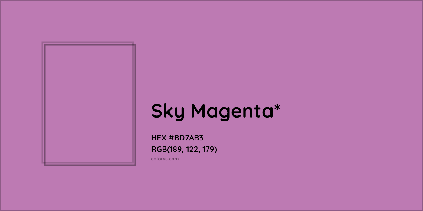 HEX #BD7AB3 Color Name, Color Code, Palettes, Similar Paints, Images