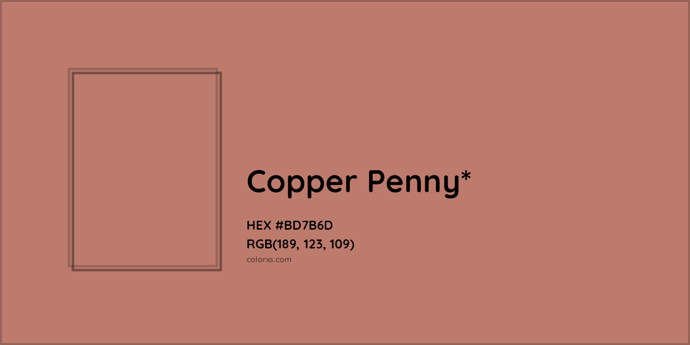 HEX #BD7B6D Color Name, Color Code, Palettes, Similar Paints, Images