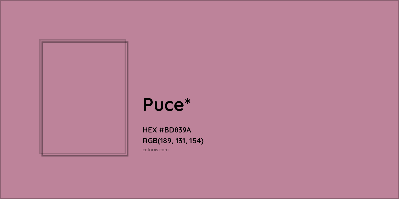 HEX #BD839A Color Name, Color Code, Palettes, Similar Paints, Images