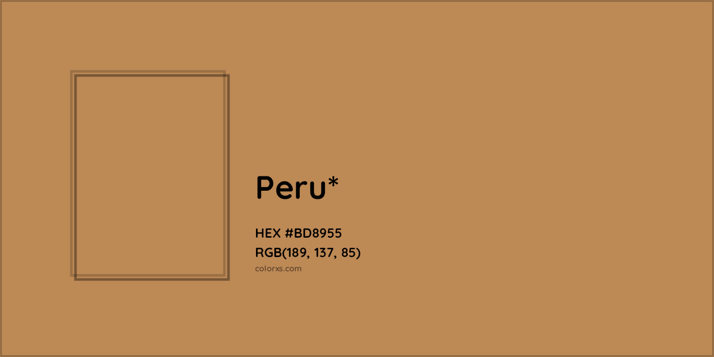 HEX #BD8955 Color Name, Color Code, Palettes, Similar Paints, Images